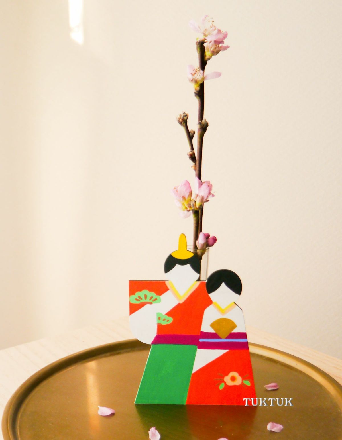 雛飾り工作 - 小規模多機能、デイサービスのしおりグループ