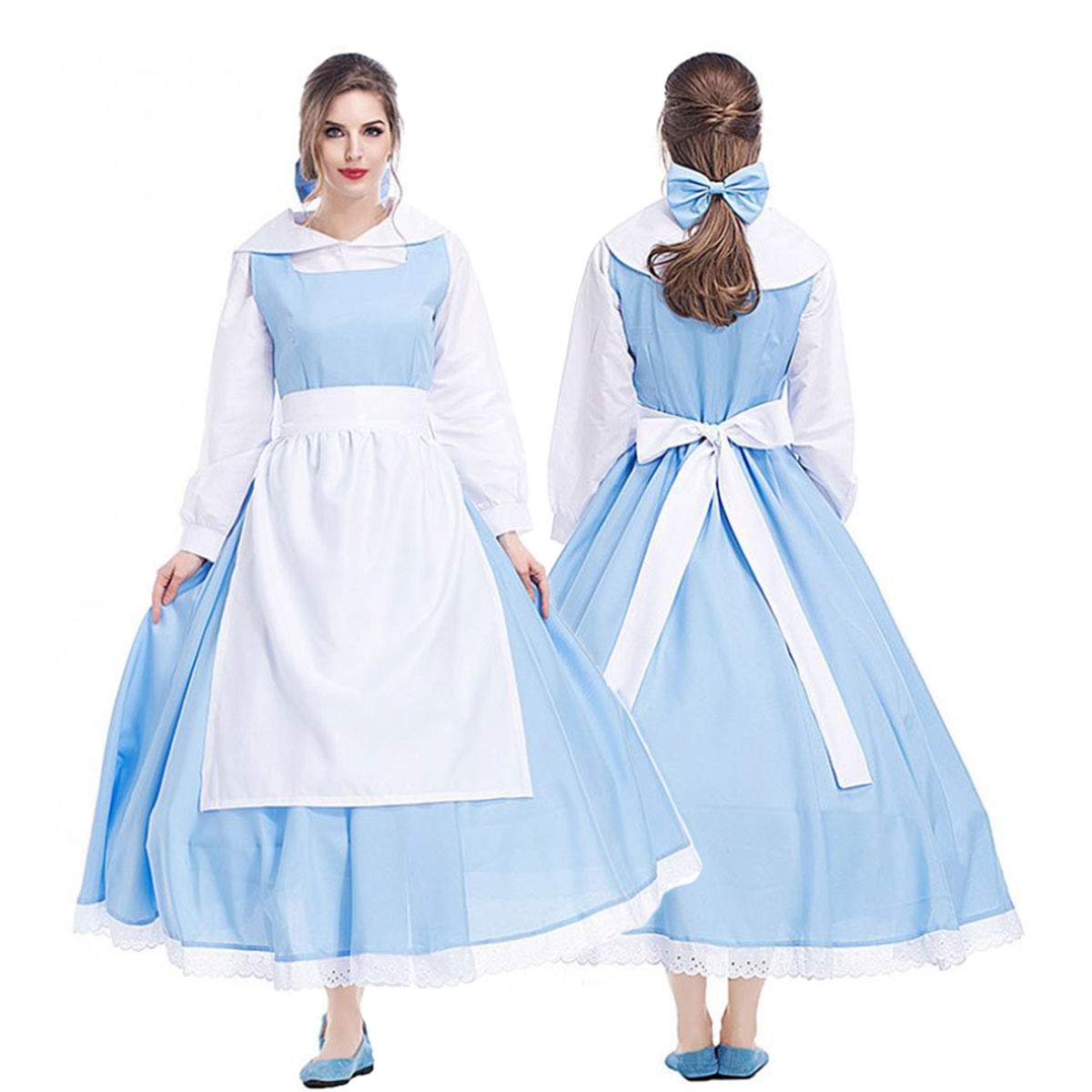 町ベル ドレス 美女と野獣 仮装 ディズニー 衣装ウィッグ 靴別売り制服 大人 人気 日常服 ステージ服 舞台 ハロウィン Disneyコスプレ 仮装 衣装 ハロウィン コスチューム ディズニープリンセス 美女と野獣 パーティーグッズ 余興 大人用ベル リニューアル