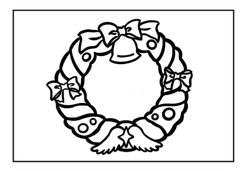 クリスマス塗り絵無料ダウンロード！クリスマスツリー・サンタ・リース・トナカイの塗り絵ちいく村幼児向け通信教育を比較するブログ