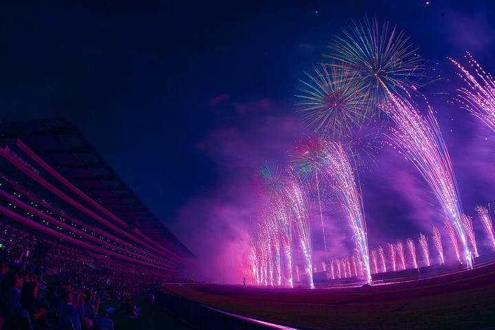 2025年は開催無し 京都芸術花火2024＠京都競馬場～花火と音楽の融合～伏見とっておきの京都プロジェクト