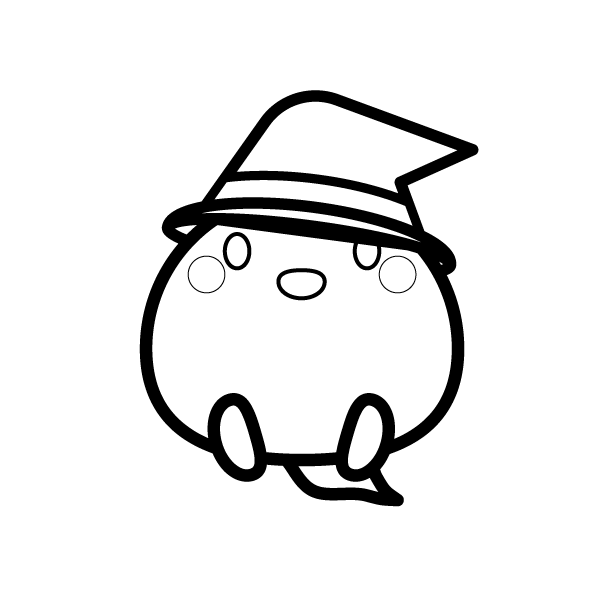 おばけのぬりえ幼児が楽しめるかわいいハロウィン素材無料ダウンロード