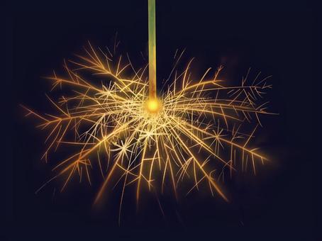 手持ち花火_線香花火イラスト - No: 502530無料イラスト・フリー素材なら「イラストAC」