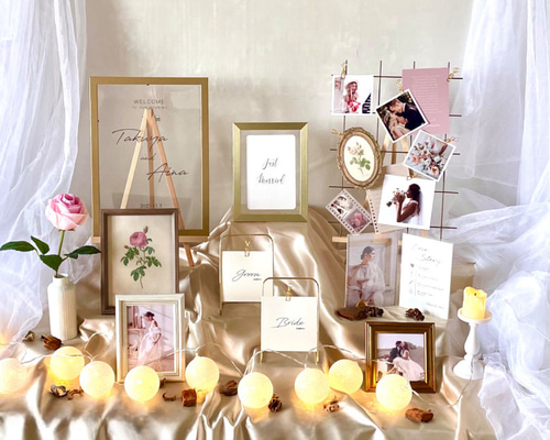 ウェルカムスペース セット ウェルカムボード 秋婚 まとめ売り その他オーダーメイド HAPPYを繋げよう 通販14203398Creema クリーマ