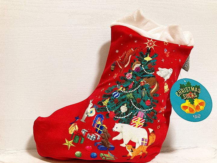 カルディ2024 毎年売り切れるクリスマスソックス♪購入レビュー2年前との比較ありフラコブログ