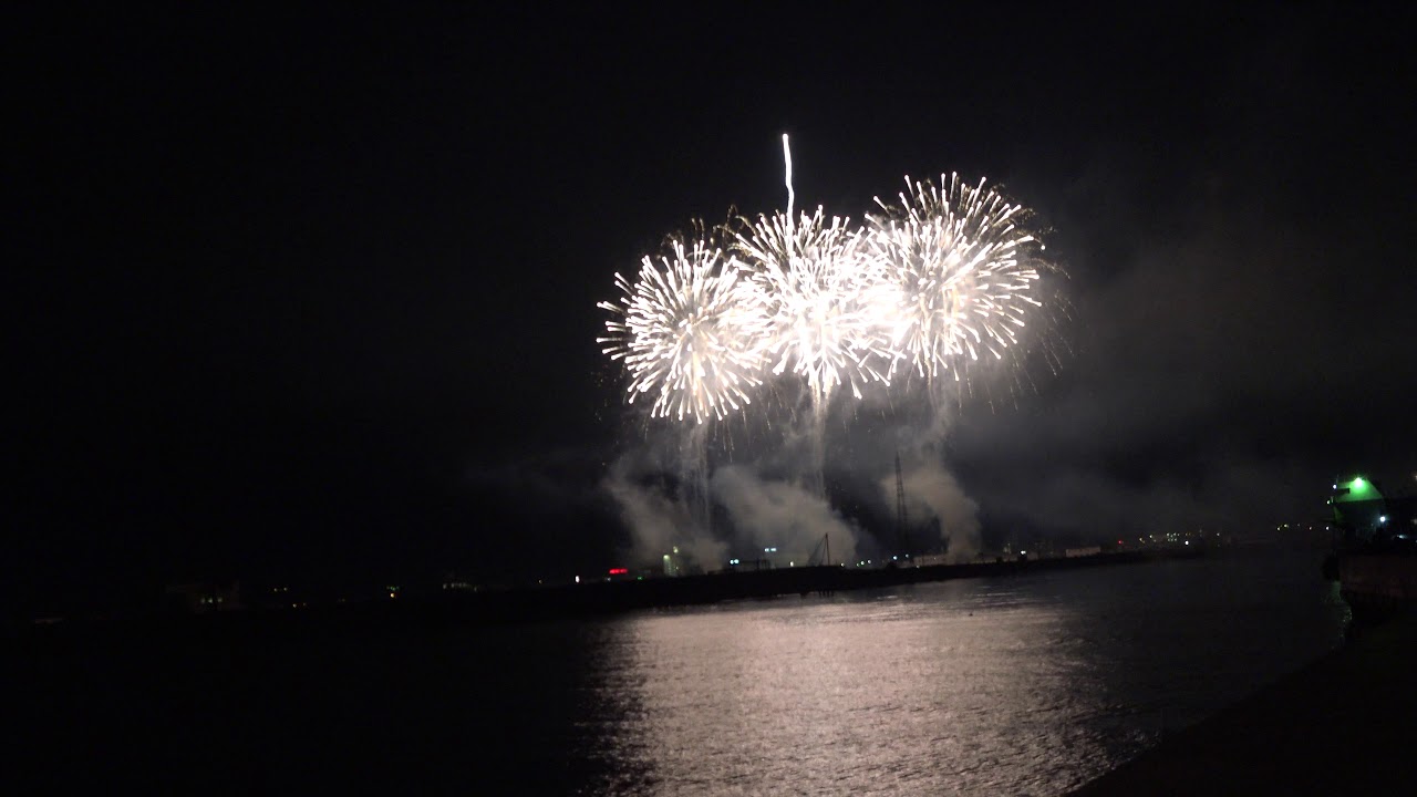おかげん祭市民花火大会 その２ 西条市壬生川 にゅうがわ 内港にて 2008.07.19西条異景 西条祭り・愛媛県西条市