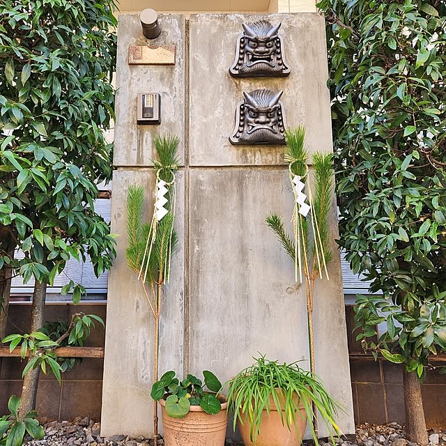 門松のシンプルイラスト ＜無料＞かわいいフリー素材 イラストK