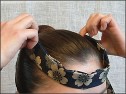 ねじり棒はちまきを使ったお祭り女子ヘアアレンジ集 - 粋に祭りに参加するための祭塾