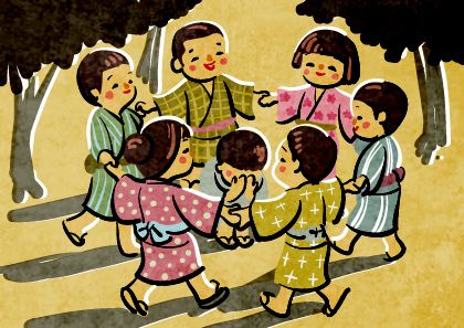 わらべうた おしょうがつええもんだ うたう