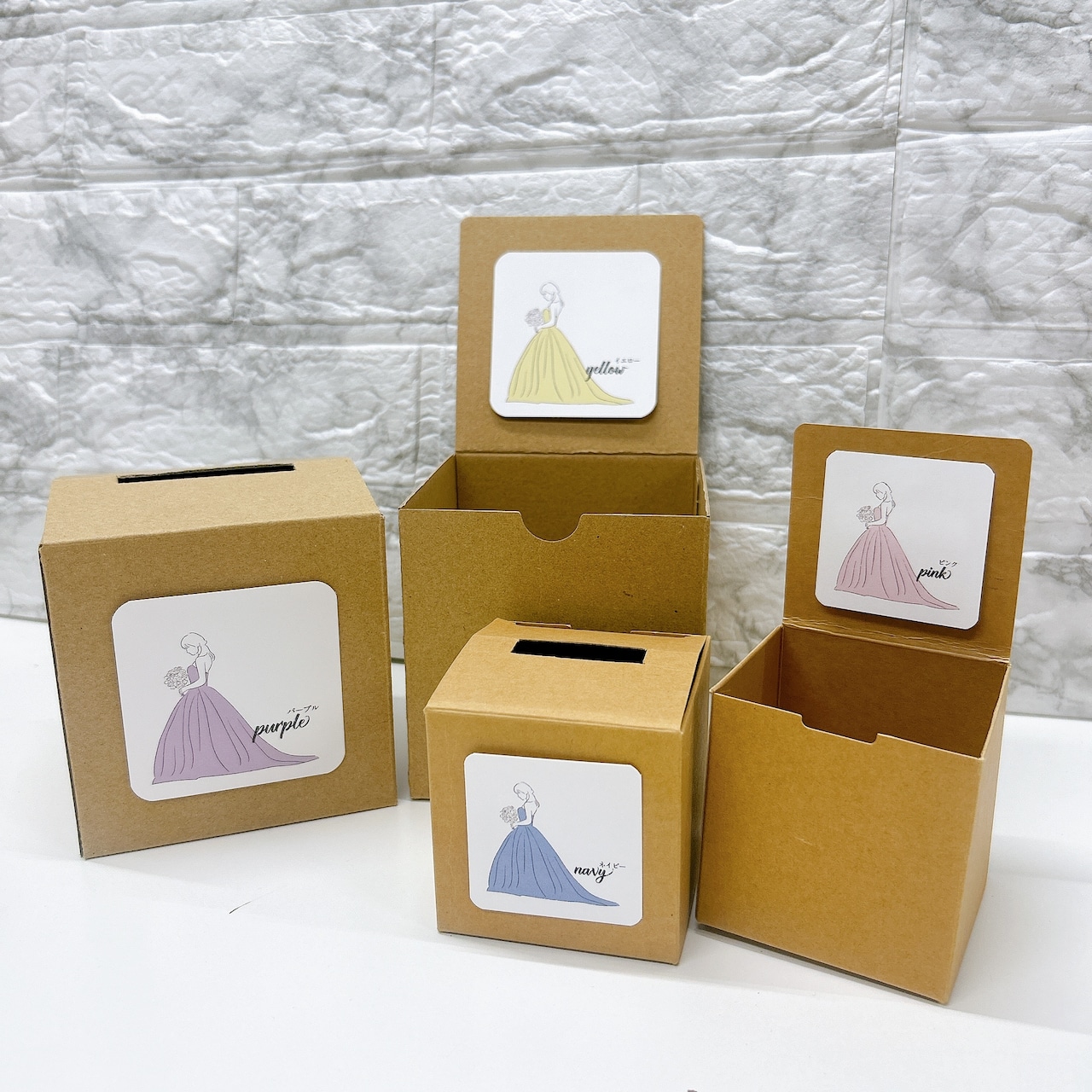 yuhoxxx様bgm当てクイズ投票BOX投票用紙ウェディング Amazon.co