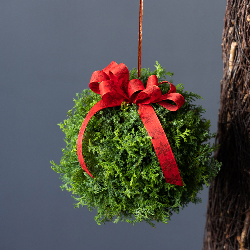 クリスマス＆お正月 フライングボールの作り方「リボンチェンジだけで簡単に変身♪」