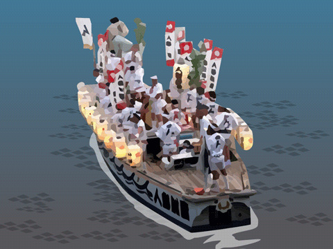 天神祭 てんじんまつり大阪天満宮