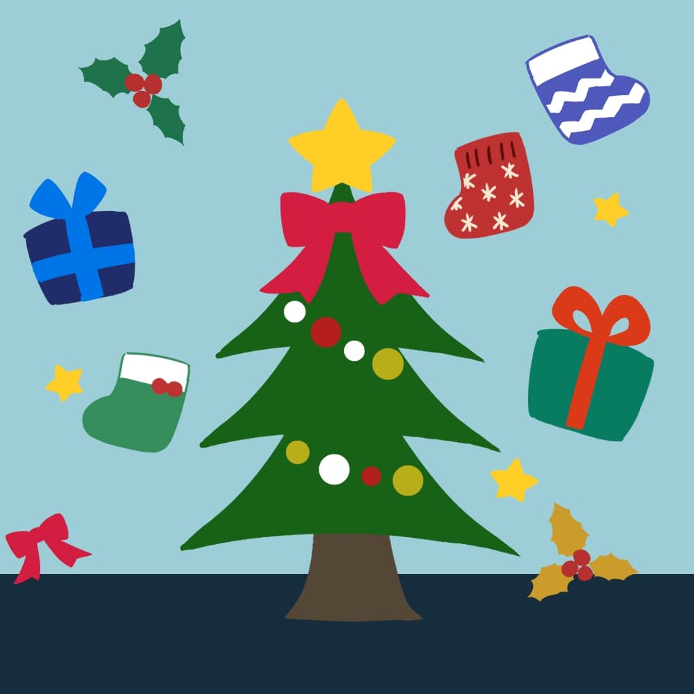 クリスマス絵の簡単な書き方とクリスマスぬり絵 無料脳トレ曼荼羅アートセラピ