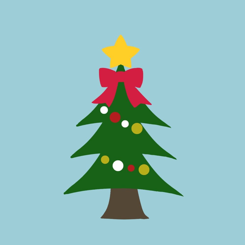 クリスマスツリーのイラストゆるくてかわいい無料イラスト・アイコン素材屋「ぴよたそ」