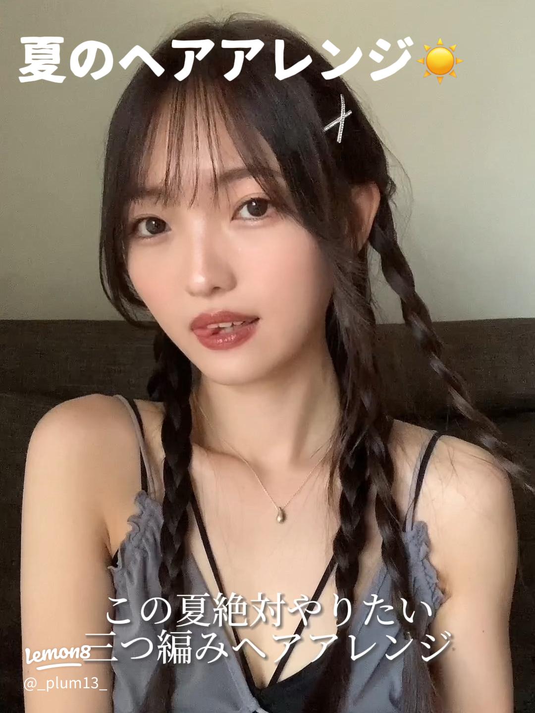 お祭り ヘアアレンジ 私服TikTok