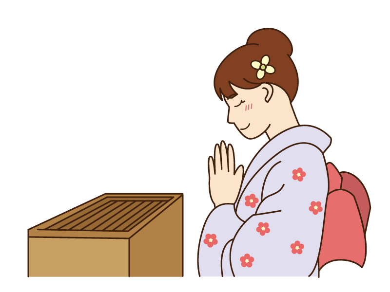 初詣・成人式のイラストvol.2無料素材ならフリービーAC