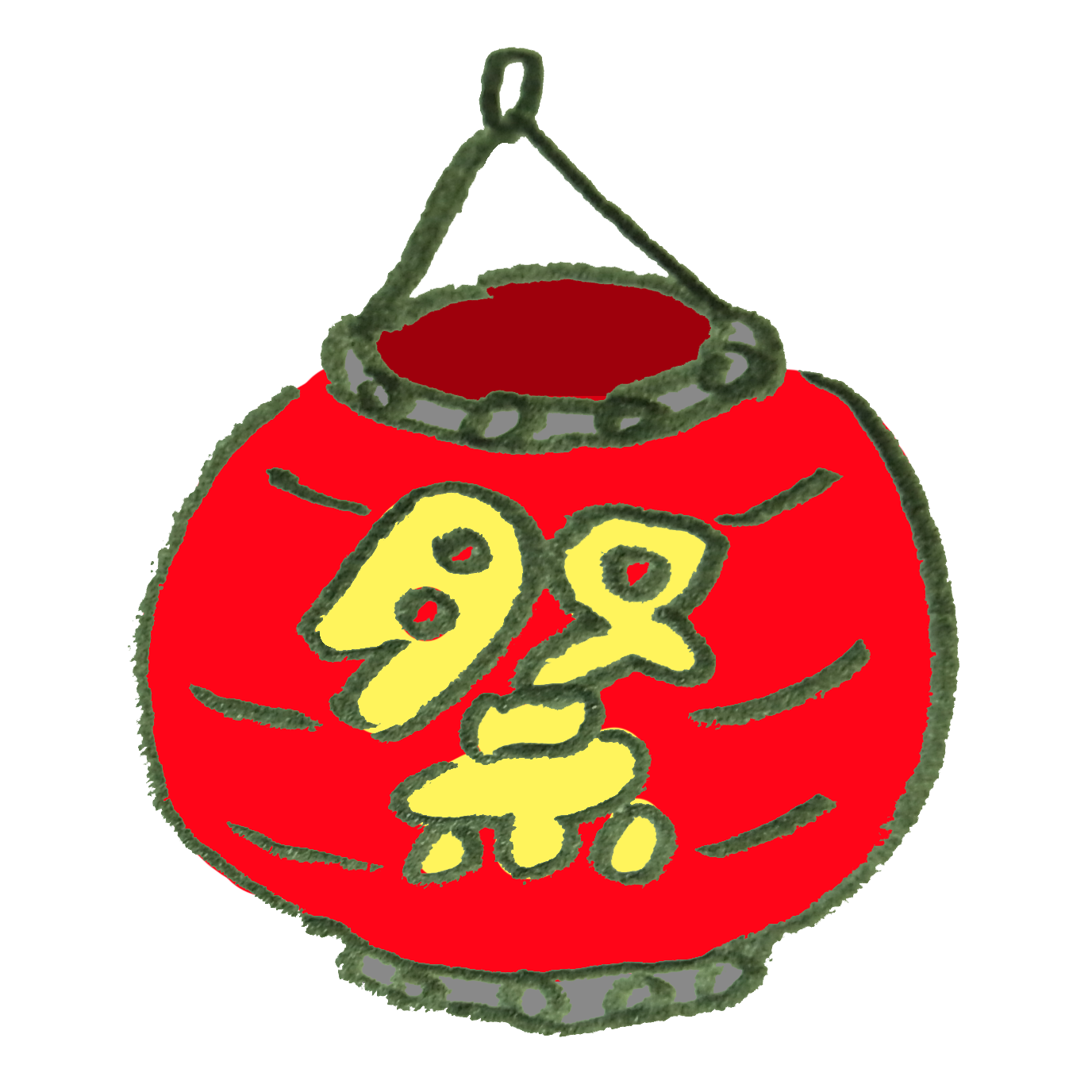 お祭りイラストレイン🚂 - イラスト無料素材