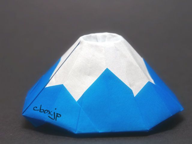 折り紙の立体的な「富士山」の簡単な折り方 – 折り紙オンライン