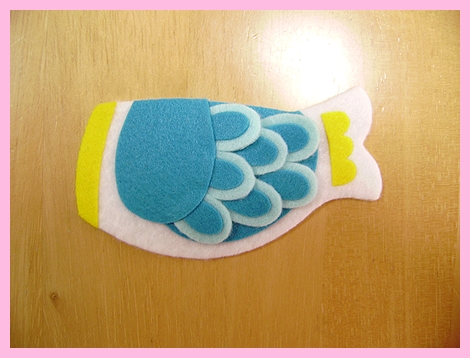 ハンドメイド＊手作りフェルト*くまちゃんと鯉のぼりの５月飾り その他人形 ema 通販 945328Creema クリーマ