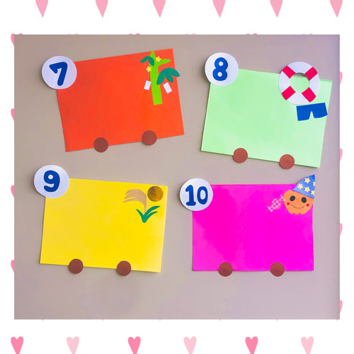 お誕生日表 汽車 壁面飾り 誕生表イラスト無料イラスト・フリー素材なら「