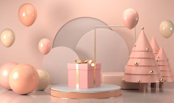 クリスマスプレゼント：イラスト無料