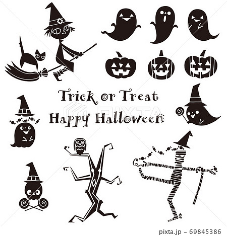 ハロウィン切り絵の作り方折り紙でつながるお城の図案無料 - 自由研究テーマとまとめ方