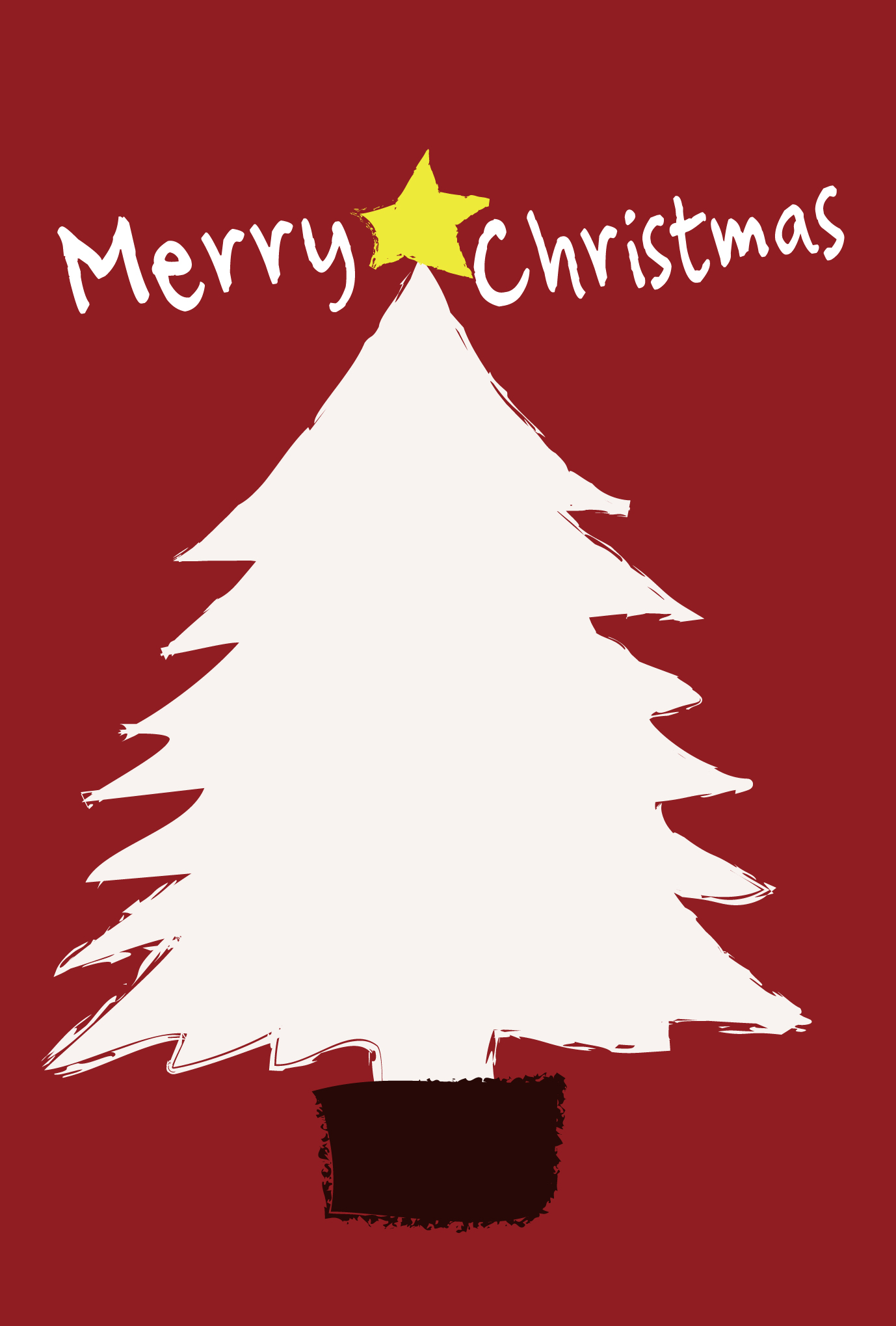 おしゃれな無料クリスマスカードイラストと素材