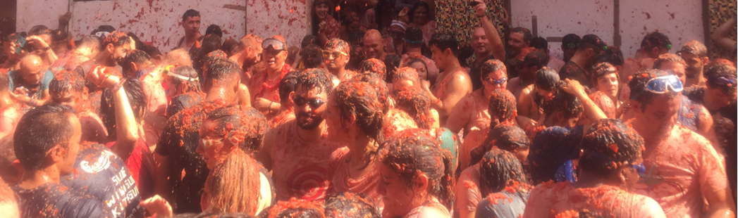 DAY252・スペイン ついにトマティーナ トマト祭り 🍅🍅🍅トマトにまみれた日 │ ぷちゅ旅