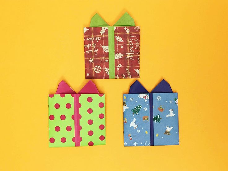 折り紙の箱がかわいいプレゼントボックスの折り方！誕生会で飾ろう