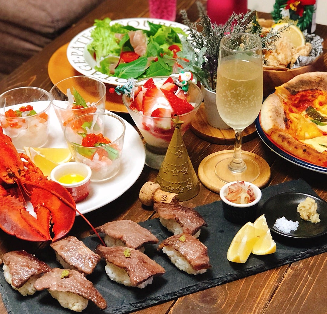 おうちごはん クリスマスディナーのインテリア実例RoomClip ルームクリップ