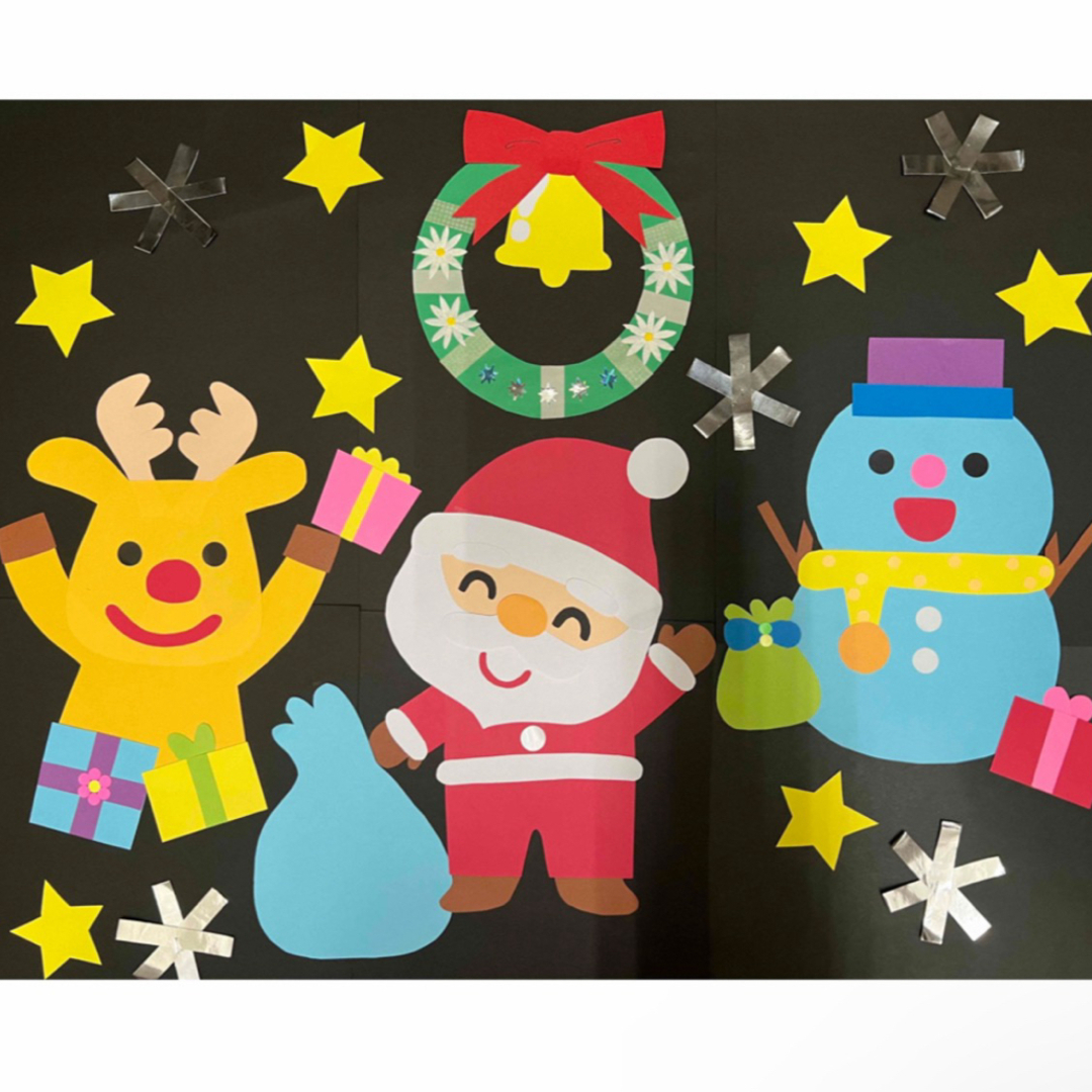 保育 製作 冬の壁面製作！折り紙でクリスマスツリーOrigami Christmas Tree