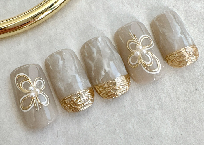 ネイルチップ30 お正月・和柄ネイル・水引きアートジェルネイル ネイルチップ つけ爪en 通販 13156214Creema クリーマ