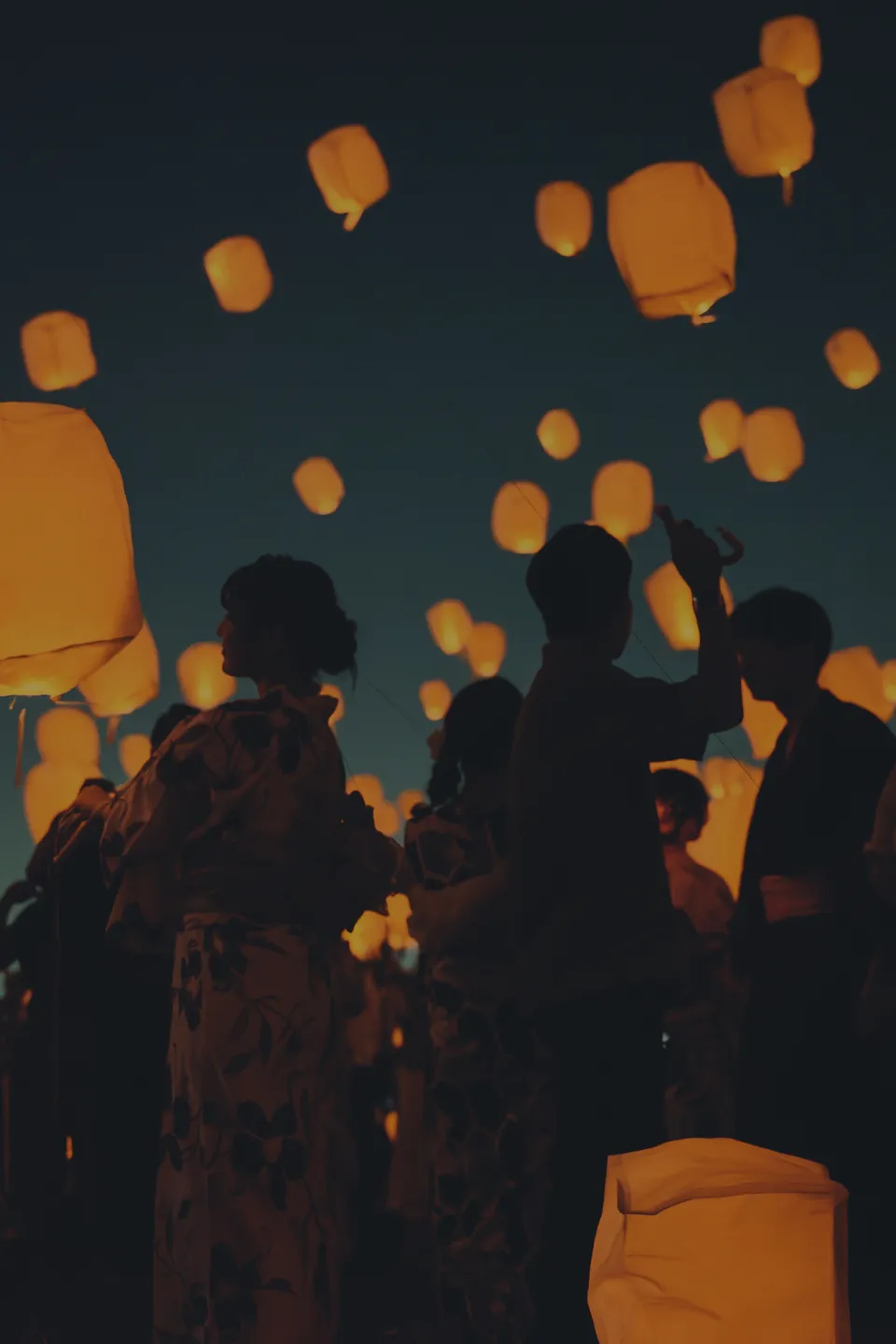 116 今年も七夕スカイランタン祭りで夏味わってきました