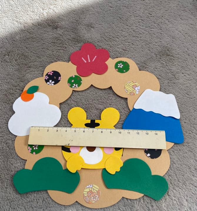 製作キット保育 壁面絵馬 壁面たつ 壁面お正月 壁面飾りお正月 保育 壁面 高齢者