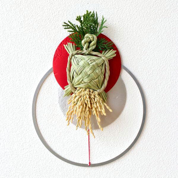 100均DIY 華やかに彩るしめ縄リース作り方〜お正月飾りに役立つ水引の使い方〜簡単アレンジ