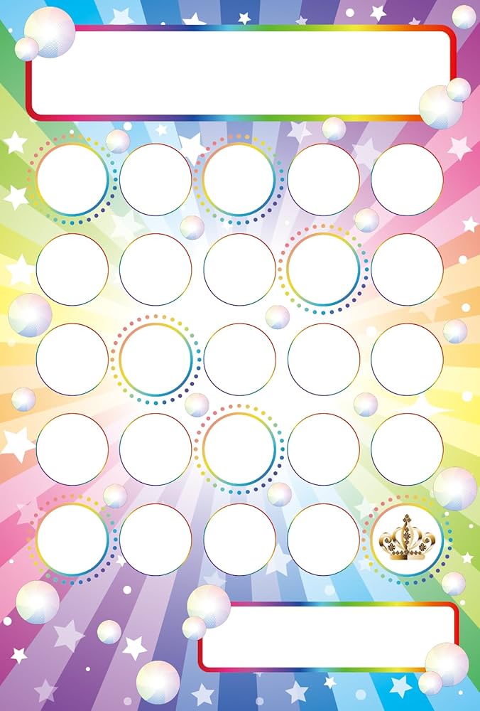 ごほうびシール台紙・きりん 白黒KF STUDIO