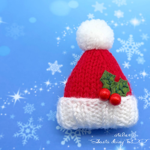 カミキィ ぽんぽん付きサンタ帽