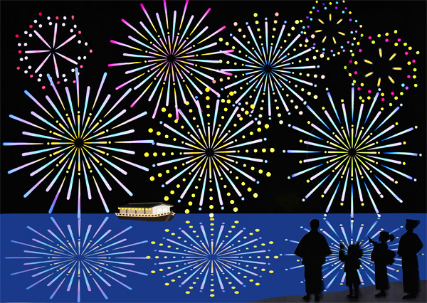 夏祭り準備＜飾り＞特別養護老人ホーム南風園