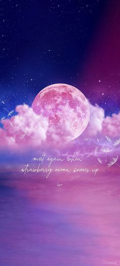 ストロベリームーンで恋愛運アップ💗待ち受け効果＆恋愛成就のジンクスなど！6月の満月で恋の願いを叶えよう♪運気アップ効果の待ち受けハナプラおしゃれ・スマホ壁紙・無料・運気・シンプル・かわいい・iPhone・高画質