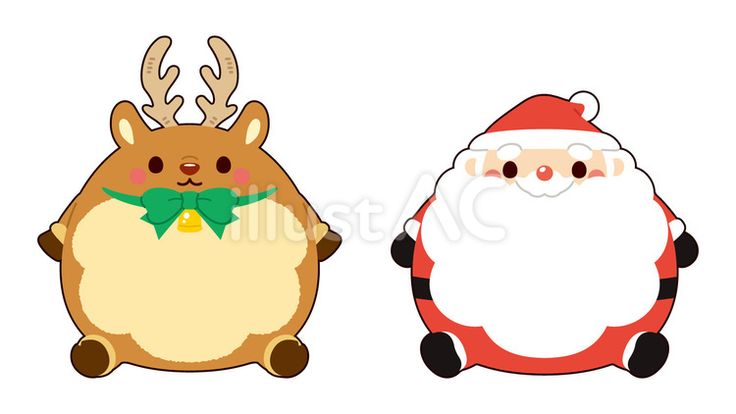 トナカイのソリに乗って走るサンタのイラストかわいいフリー素材集 いらすとや