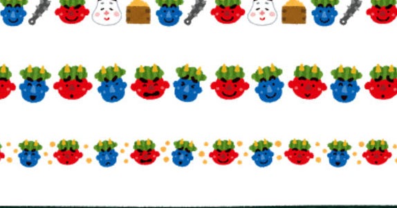 無料イラスト かわいいフリー素材集: 節分のイラスト「豆まき 枡」