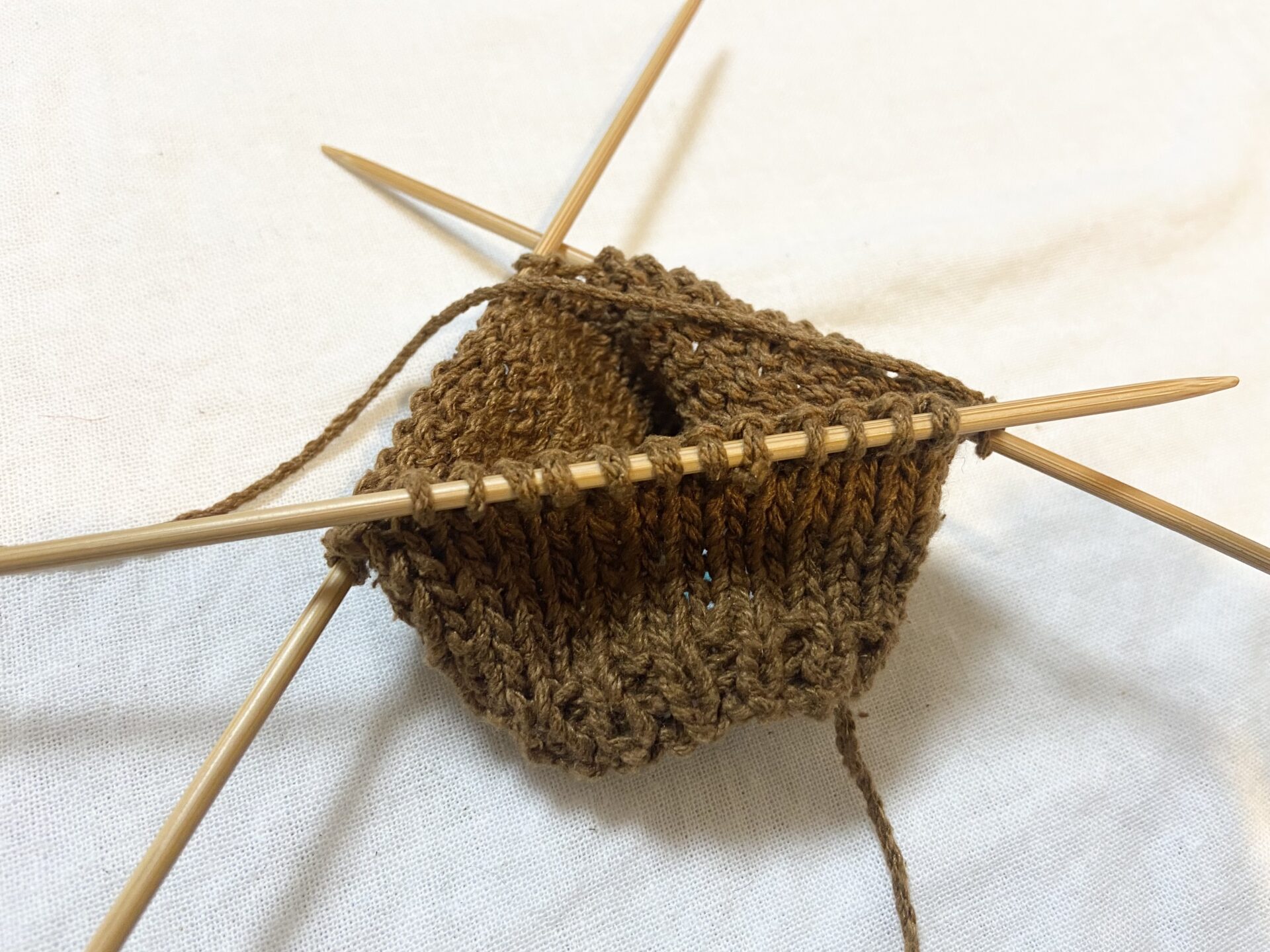 ダウンロード編み図：PDFデータ 棒針編み・アラン模様のクリスマス靴下