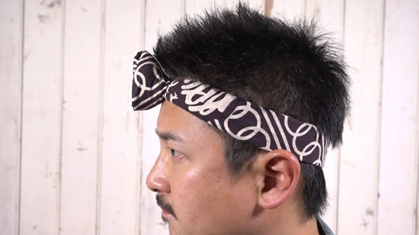 かまわぬ手帖 vol.17 てぬぐいヘアバンダナ