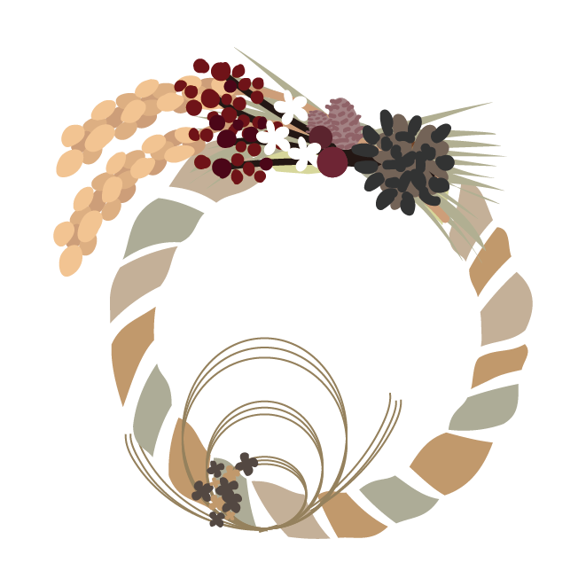 無料イラスト正月飾りパブリックドメインQ：著作権フリー画像素材集