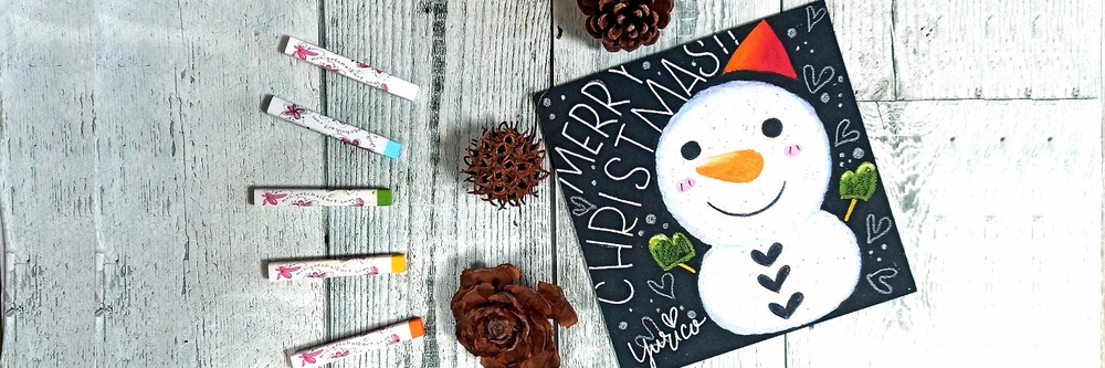 クリスマスっぽい黒板になりましたPIZZERIA TRATTORIA MESSINA