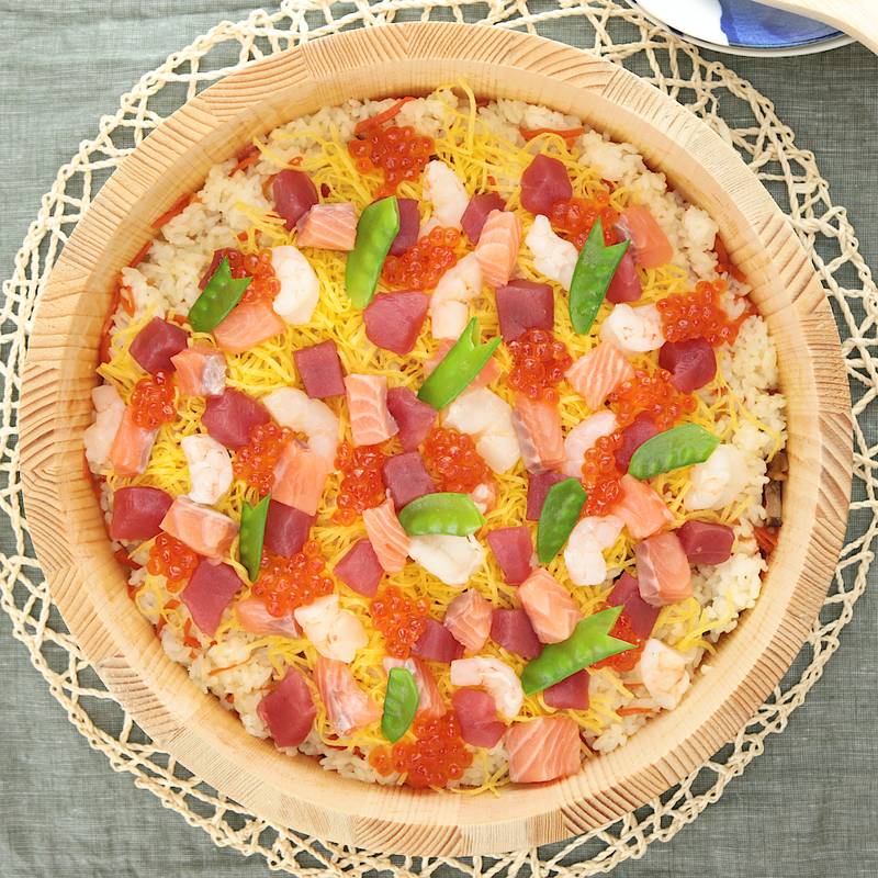 モニタ クリスマスリース風ちらし寿司×おうちでお菓子屋さん×