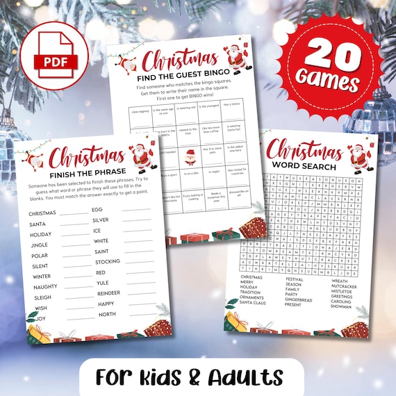 Amazon.co.jp: クリスマス ビンゴ ゲーム、クリスマス パーティー用品、学校の教室ゲーム、クラスメートのためのクリスマス パーティーペーパー ビンゴ カード : おもちゃ