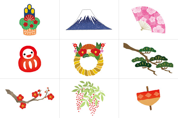 2015年ホールインワンゴルフ年賀状無料イラストd02