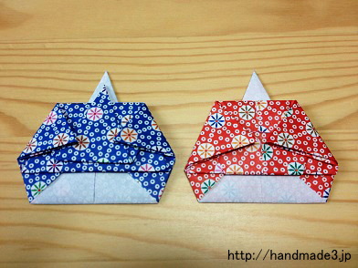 今頃、折り紙でお雛様です。: 料理とソーイング