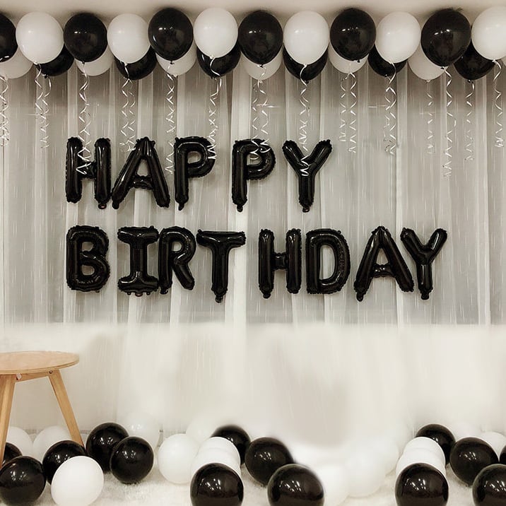 誕生日 バルーン バースデー パーティ 飾り Happy birthday ハッピーバースデー 大人 誕生日バルーン バースデーバルーン 飾り 風船アルファベット 40cm風船 専門店 Coypeck Shop