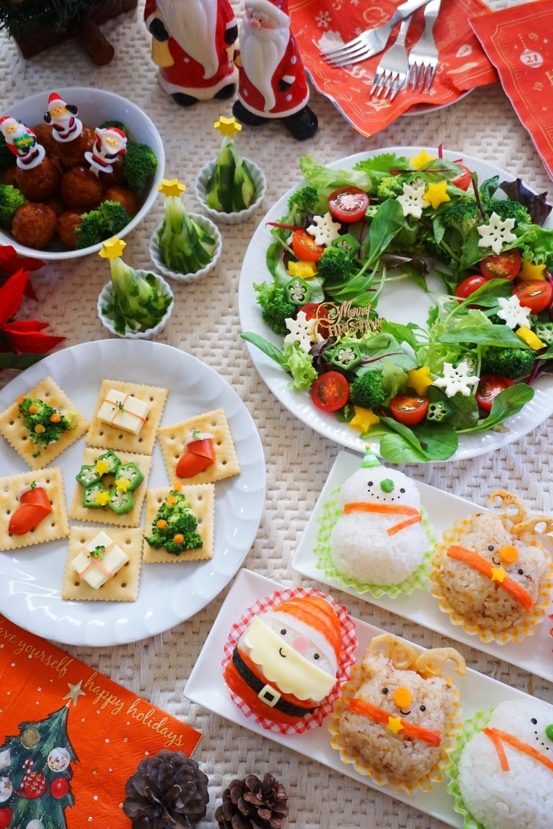 Akane ◡̈ おうちごはんﾟ・*. 1歳半クリスマスごはんまとめ🎄＊ 十分楽しんだ☺️ レシピとつぶやき含め はるちゃんアカ@65haruto に1投稿ずつしてます⭐︎ .ワンプレートごはんクリスマスごはん1歳ごはん離乳食アカウント離乳食記録幼児食メニュー幼児